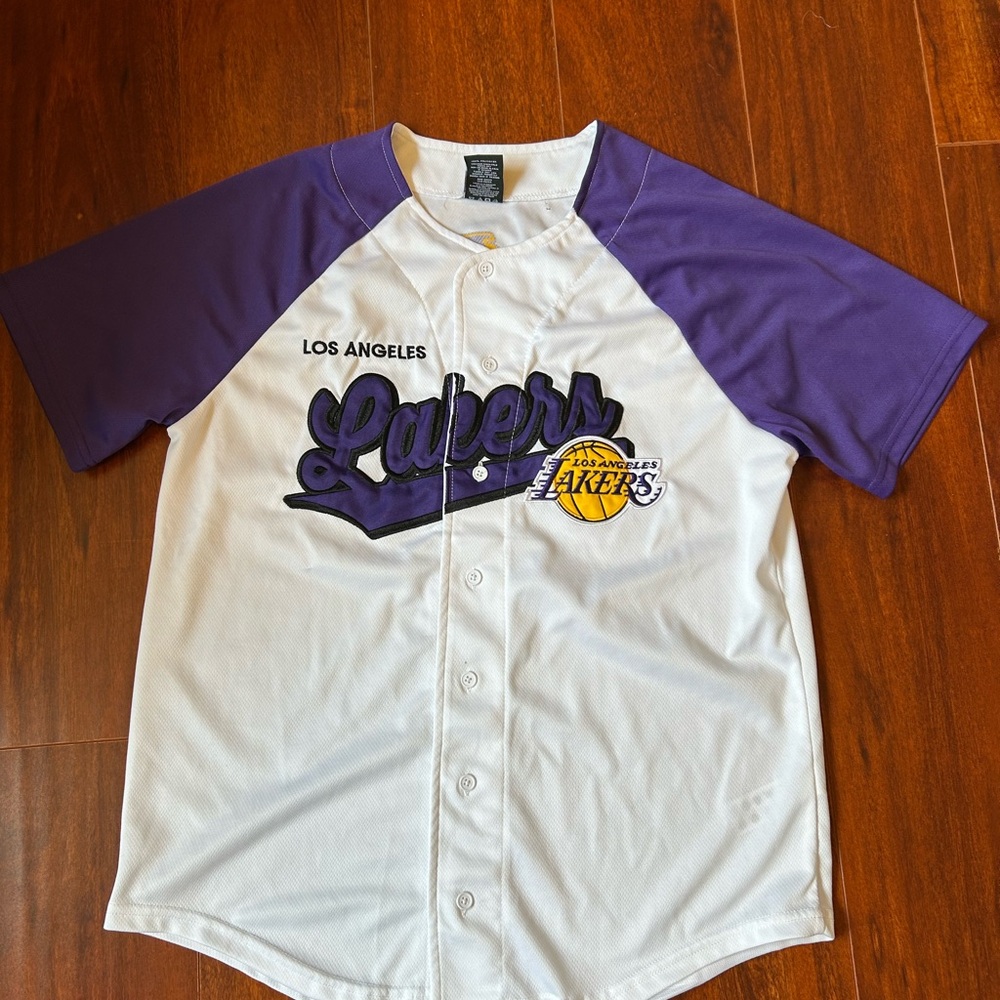 NBA Los Angeles Lakers Purple and White Jersey